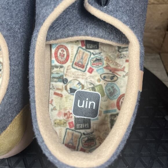 UIN Women's Size 9 Wool Segovia Gray Comfort Slip On Casual Walking Shoes - Picture 6 of 10